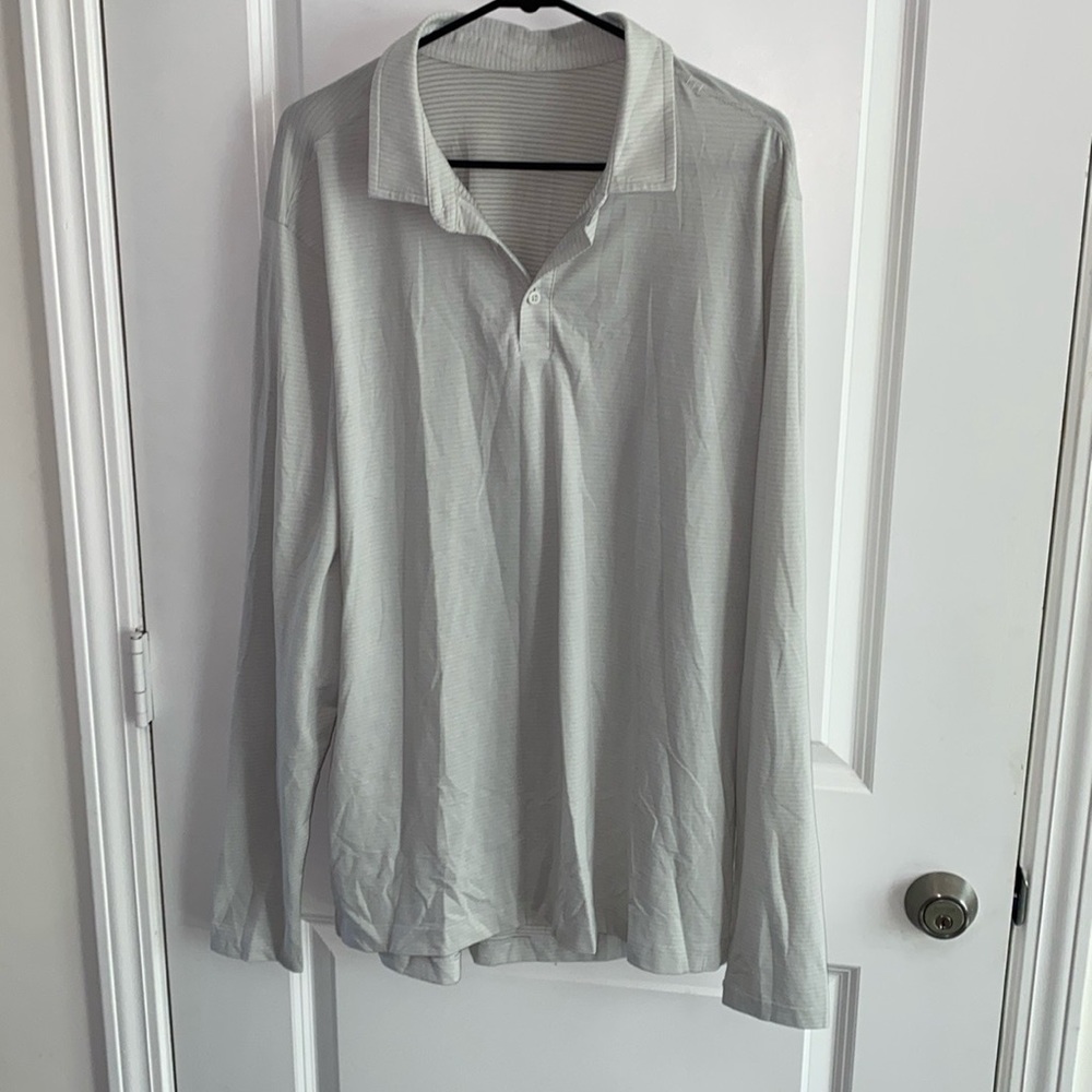 Men’s White Lululemon Evolution Polo